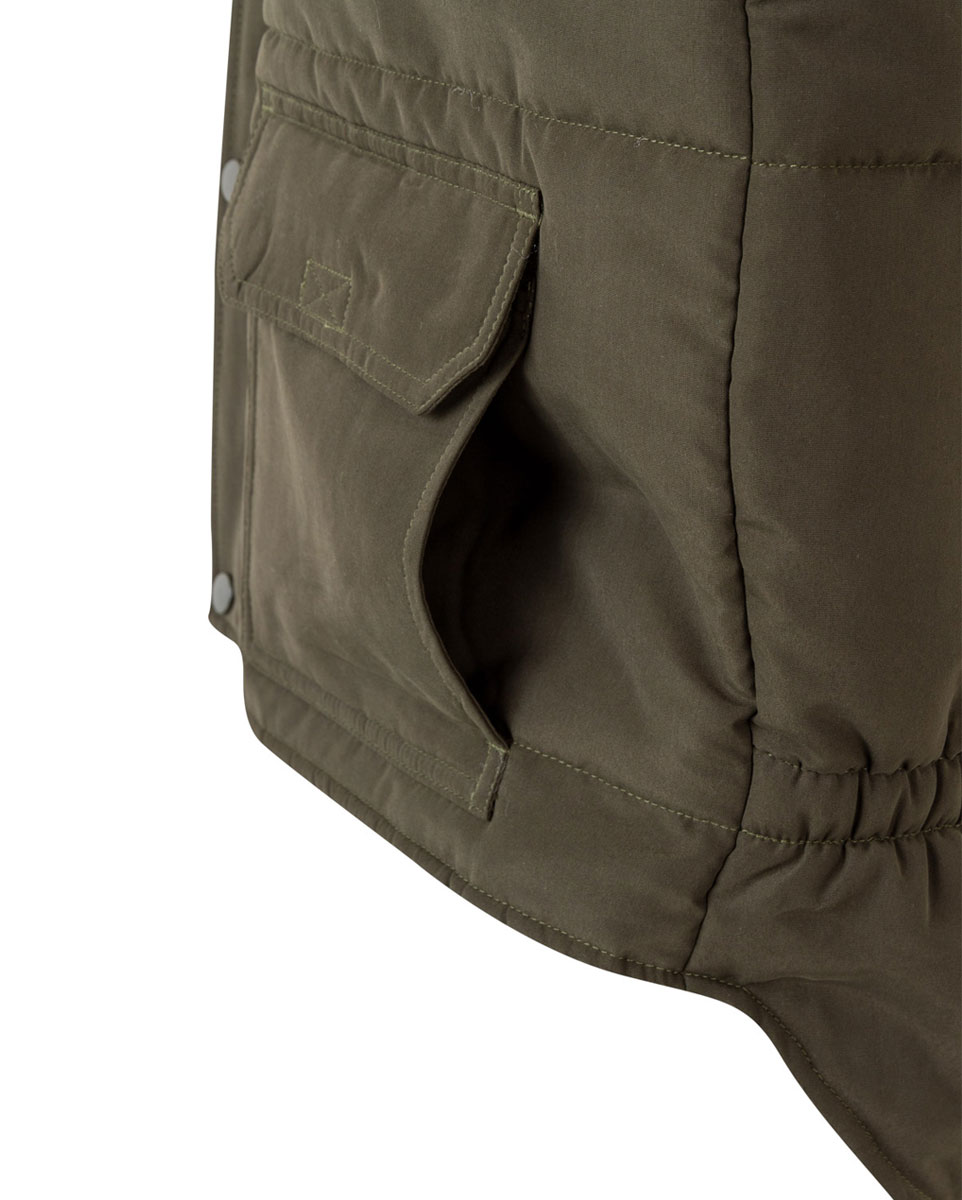 108 Khaki Green 5 Προϊόν Γιλέκο Εργασίας 108 – Velilla Γιλέκο εργασίας χακί με λεπτομέρια στην τσέπη 108 Velilla