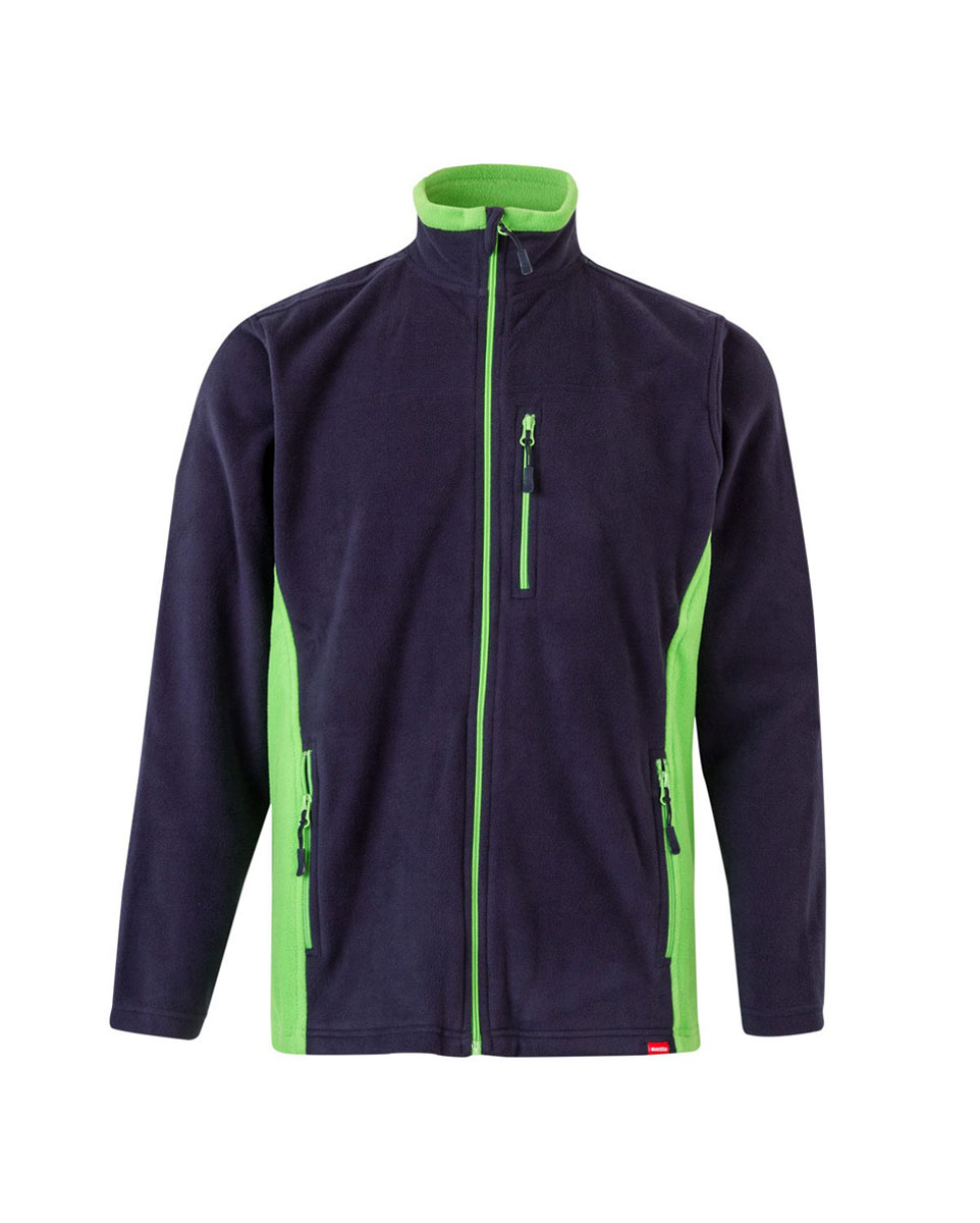 201504 Navy Lime 1 Προϊόν Ζακέτα Φλις Δίχρωμη 201504 - Velilla Ζακέτα φλις δίχρωμη 201504 από την Velilla