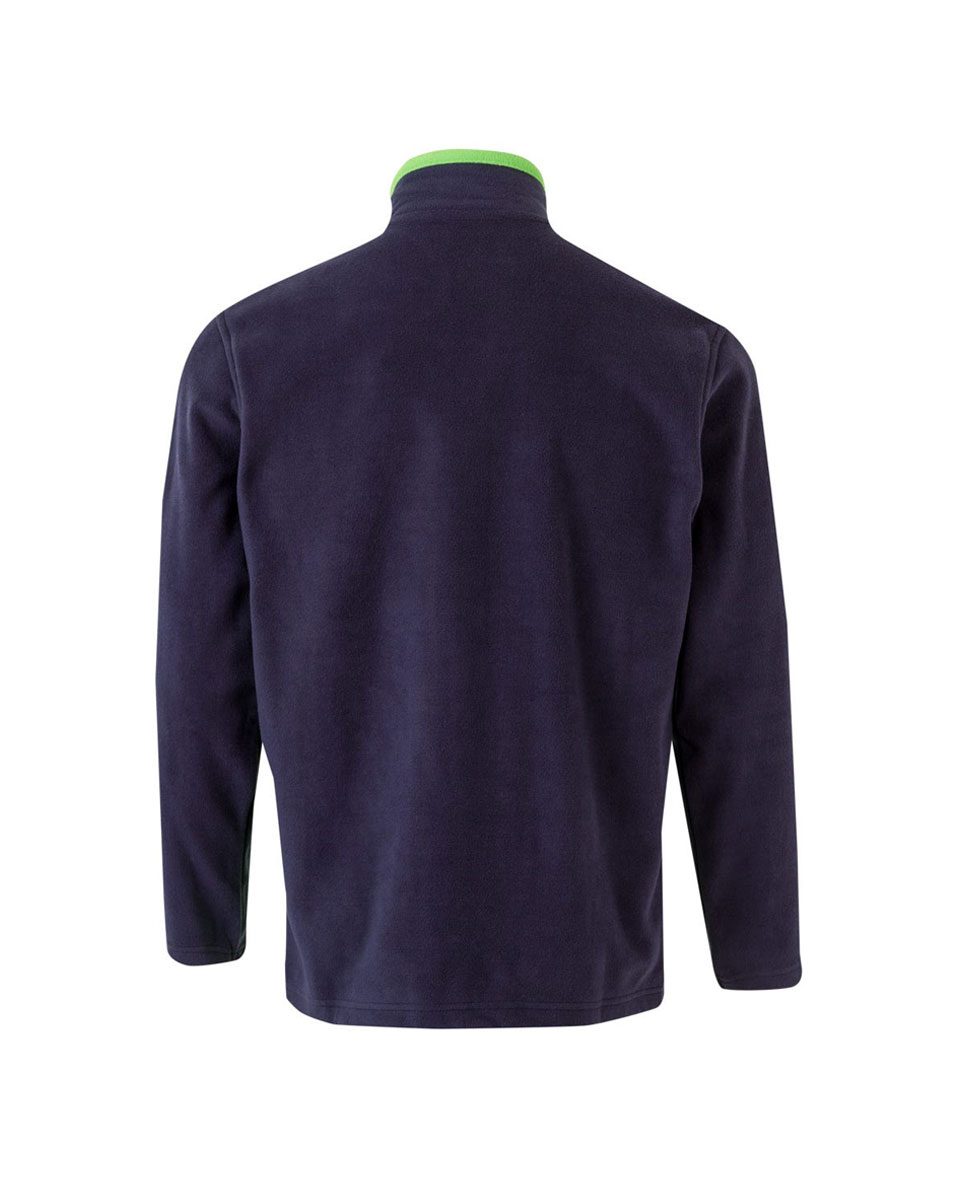 201504 Navy Lime 2 Προϊόν Ζακέτα Φλις Δίχρωμη 201504 - Velilla Ζακέτα φλις δίχρωμη 201504 - Velilla - Image 2