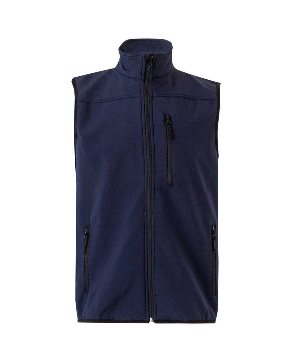205905 Softshell Navy Προϊόν Γιλέκο Softshell 205905 - Velilla Γιλέκο εργασίας μπλέ shoftshell 205905 Velilla μπροστά όψη