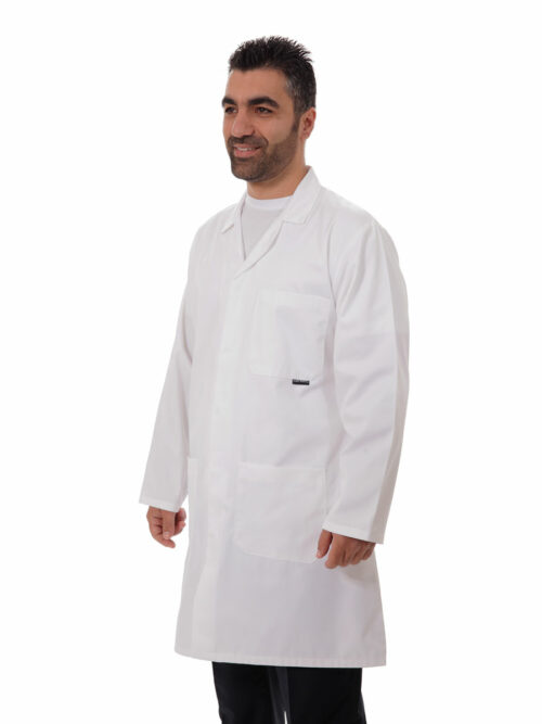 Ιατρική ρόμπα ανδρική 2852 της Portwest λευκή