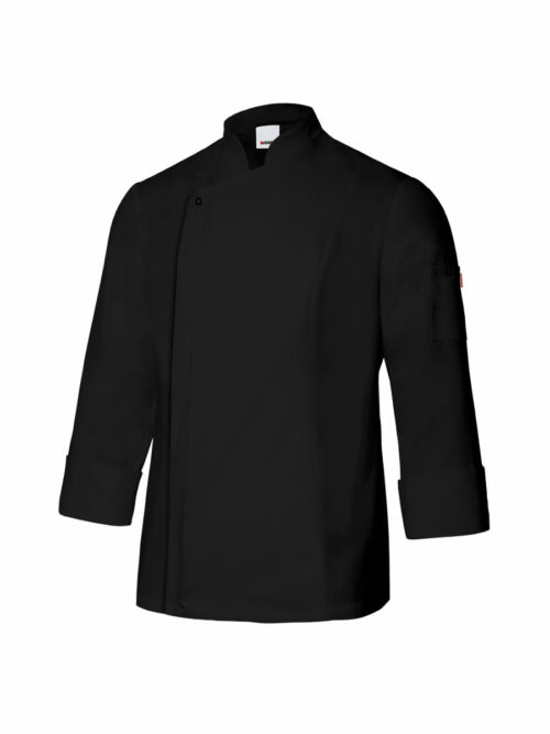 Σακάκι σεφ με φερμουάρ 405204 της Velilla μαύρο