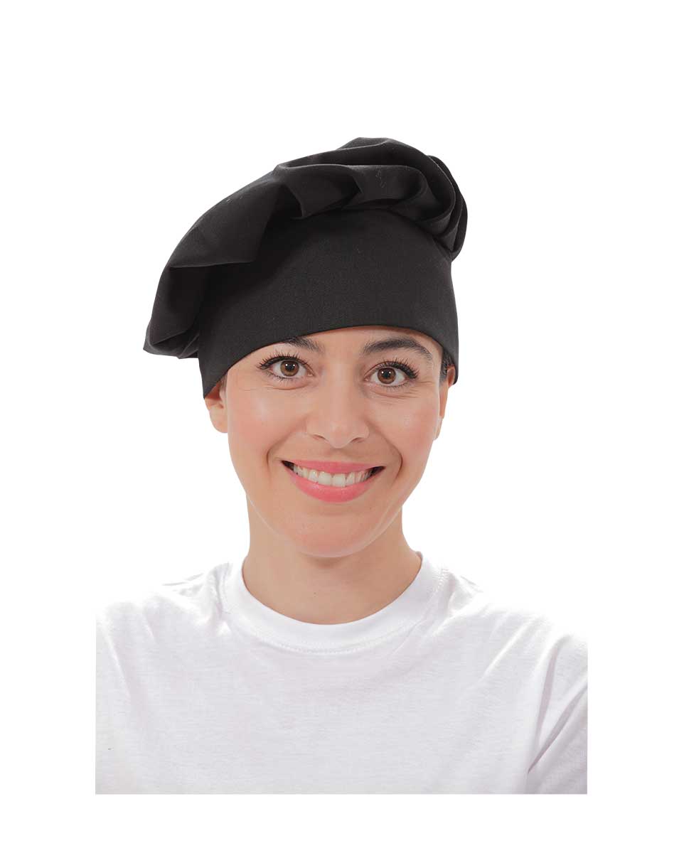 410 Προϊόν Σκούφος Σεφ Μονόχρωμος Emil - Uniform μονόχρωμο σκούφο Σεφ Emil της Uniform μαύρος