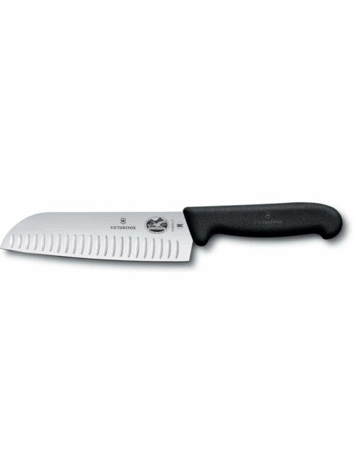 Μαχαίρι Santoku 17 εκ. με αυλακώσεις και λαβή Fibrox της Victorinox