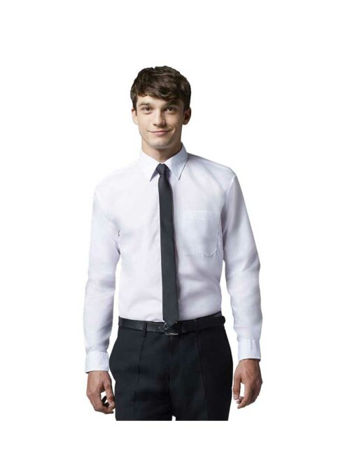 ανδρικό μακρυμάνικο πουκάμισο Baltimore της Sol's λευκό