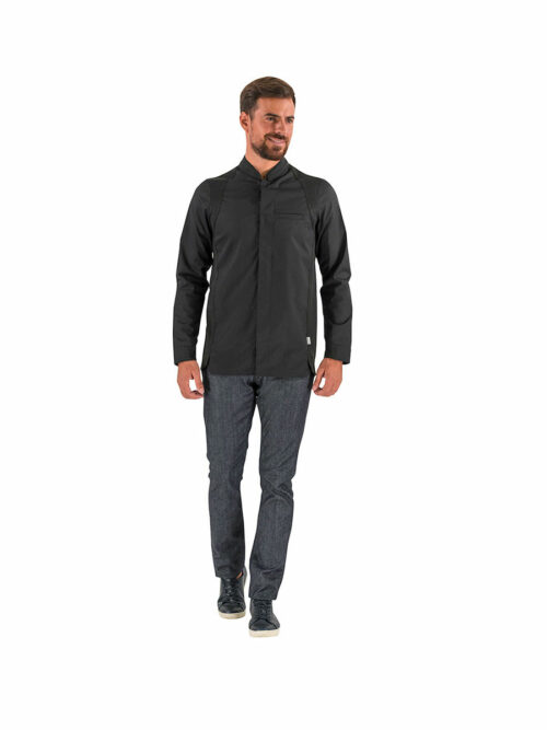 Unisex μακρυμάνικο σακάκι σεφ Basil της Lafont, μαύρο