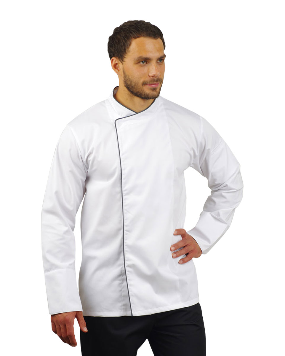 Chef Allan Leyko Gri 1 Προϊόν Σακάκι Σεφ Allan - Uniform Σακάκι σεφ Allan - Uniform - Image 3