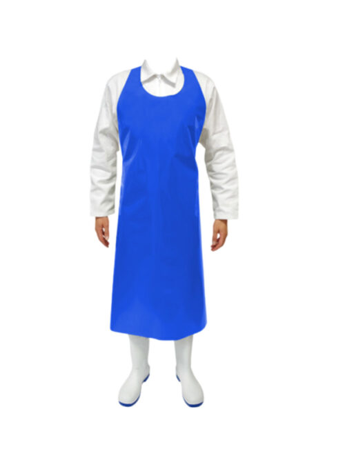 Ποδιά εργασίας Delta Monobloc μπλε 200μm - Manulatex