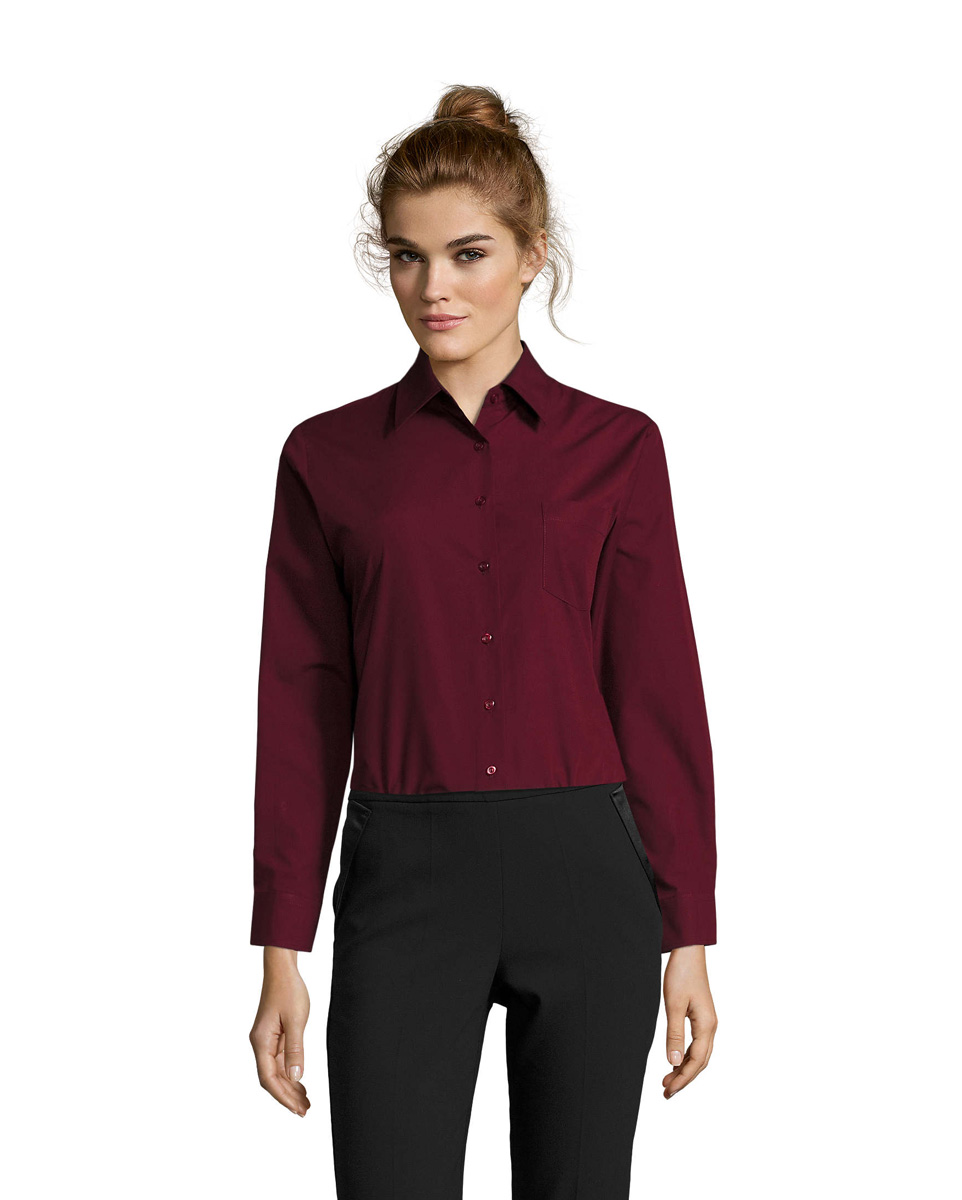 Executive Medium Burgundy Προϊόν Πουκάμισο Γυναικείο Executive - Sol'S Πουκάμισο γυναικείο Executive - Sol's - Image 7