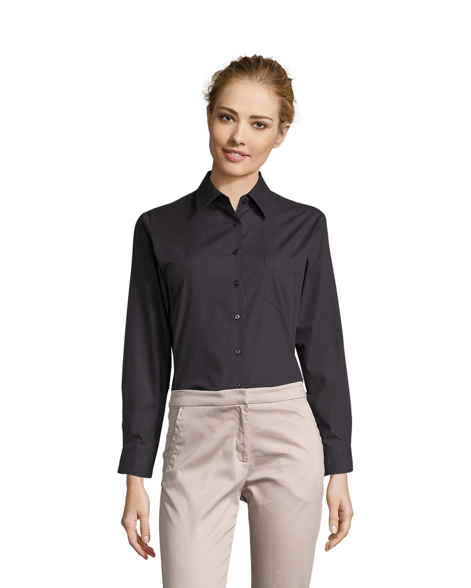 Executive Titanium Grey 1 Προϊόν Πουκάμισο Γυναικείο Executive - Sol'S Πουκάμισο γυναικείο Executive - Sol's - Image 9