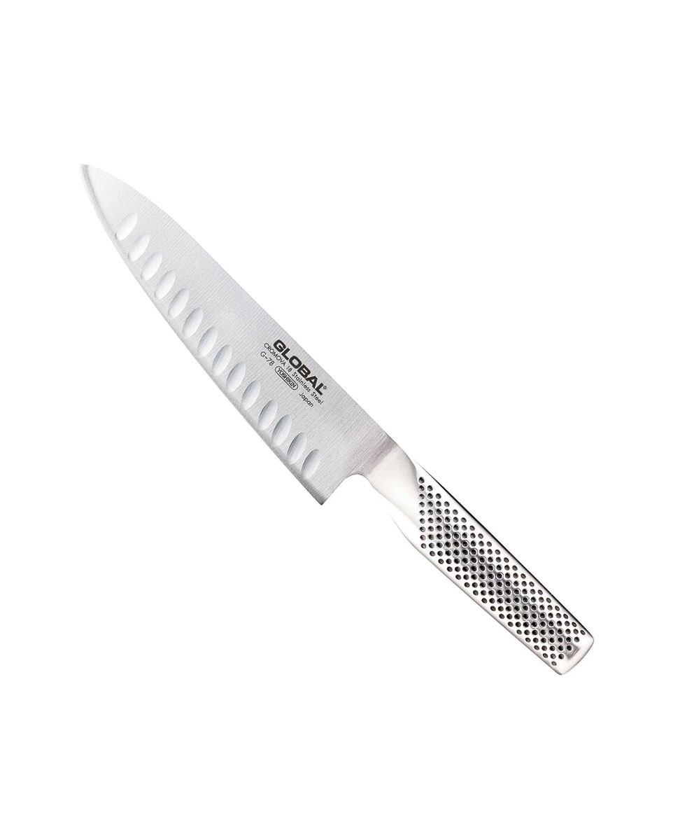 G 78 B Προϊόν Μαχαίρι Σεφ Με Αυλακώσεις 18 Εκ. Classic G Series G-78 - Global Μαχαίρι σεφ με αυλακώσεις 18 εκ. Classic G Series G-78 - Global - Image 2