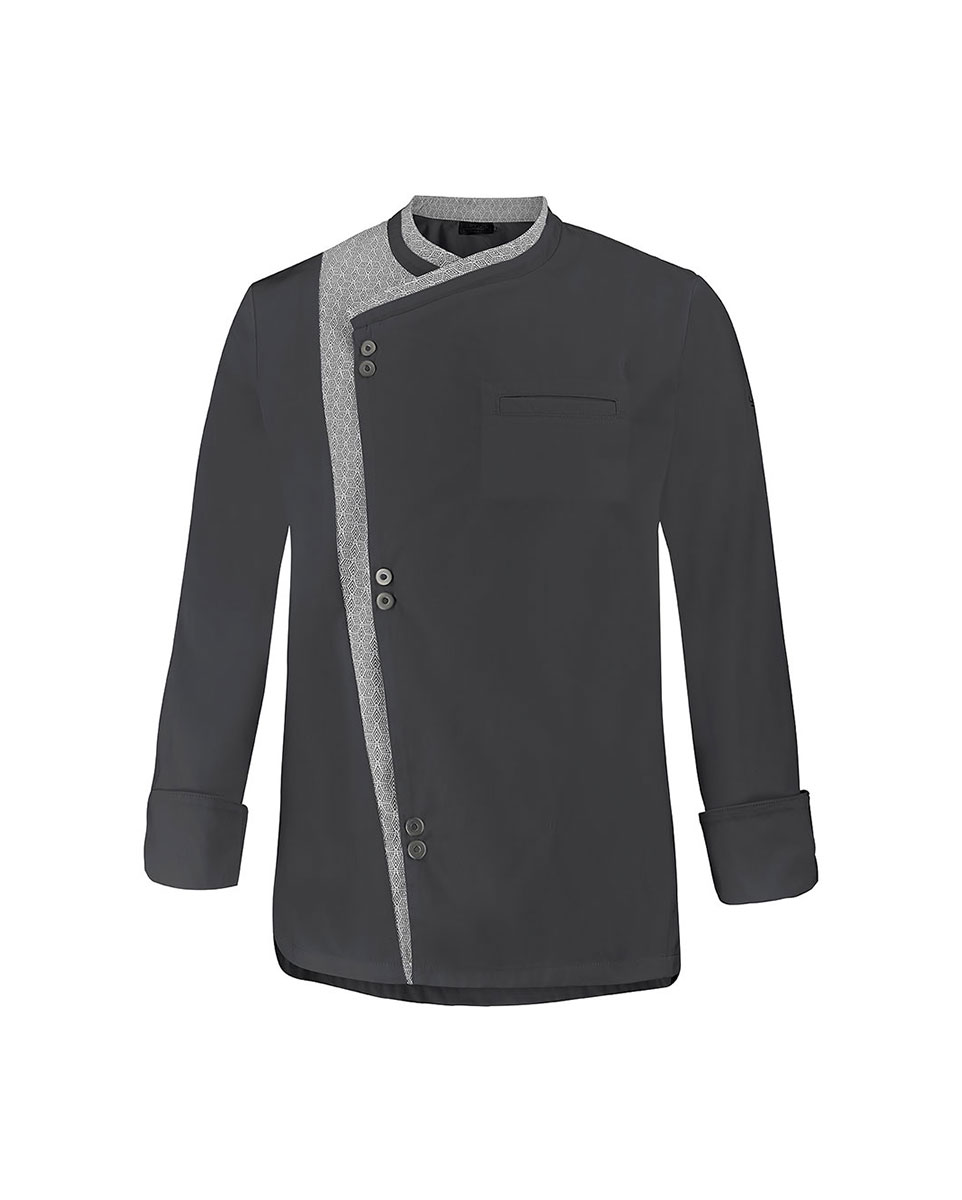 Garlic Grey Front Προϊόν Σακάκι Σεφ Garlic - Lafont Σακάκι σεφ Garlic - Lafont - Image 5