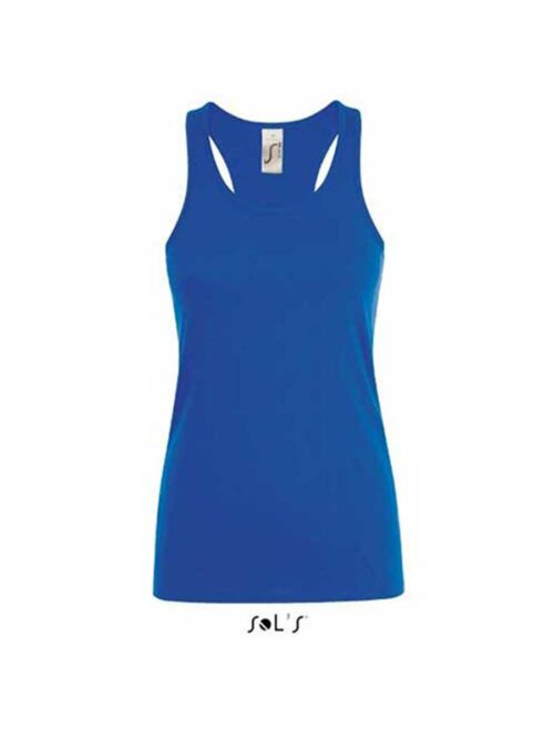 Γυναικεία μπλούζα αμάνικη Justin της Sol's μπλέ
