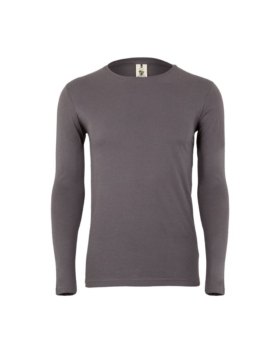 Mk156 Dark Grey 1 Προϊόν Μπλούζα Μακρυμάνικη Paradise Mk156Cv – Mukua Μπλούζα μακρυμάνικη Paradise MK156CV – Mukua - Image 2