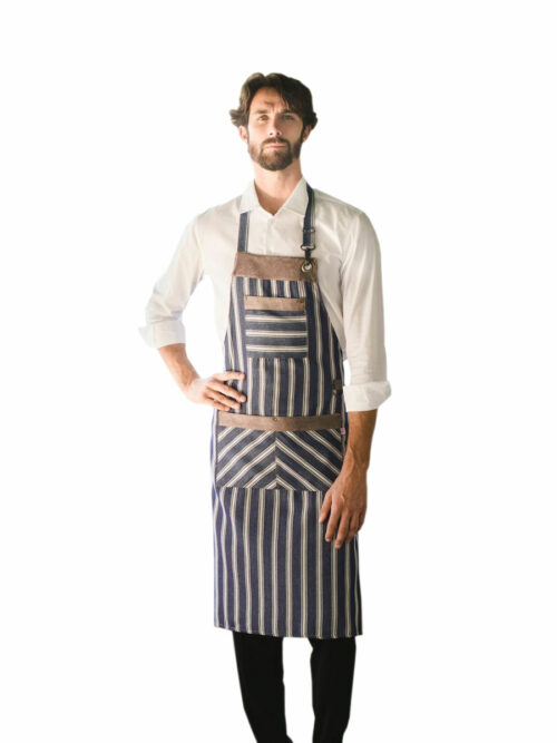 Ποδιά λαιμού Oregon της Giblor's με χρωματική αντίθεση