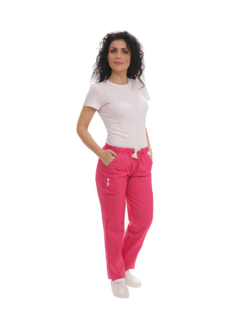 Παντελόνι όλο λάστιχο Dante της Palltex ροζ