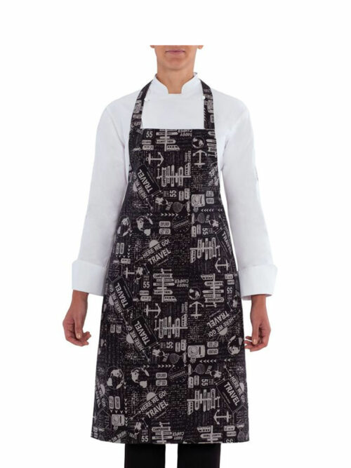 Ποδιά λαιμού Parigi Indian Owls της Giblor’s με μοτίβο ταξίδια