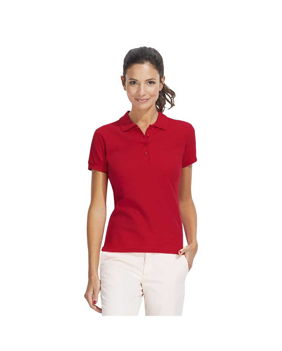 Passion 1 Προϊόν Μπλούζα Polo Γυναικεία Passion - Sol'S Γυναικεία μπλούζα polo Passion από την Sol's κόκκινη