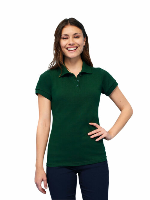 Γυναικεία μπλούζα polo Perfect της Sol's πράσινη