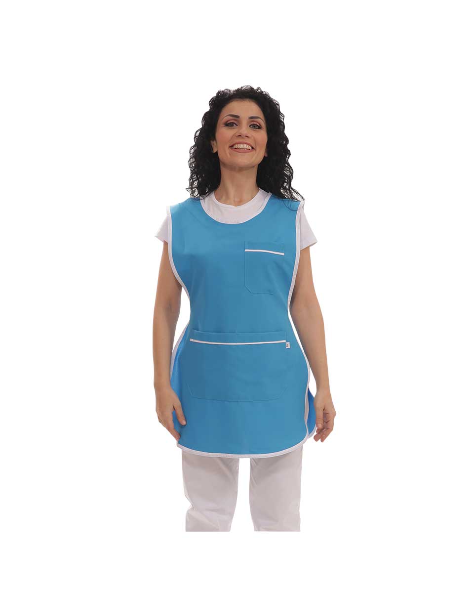 Samaraki Aqua Προϊόν Ποδιά Εργασίας (Σαμαράκι) 4400 Double – Uniform Σαμαράκι θαλασσί 4400 της Uniform