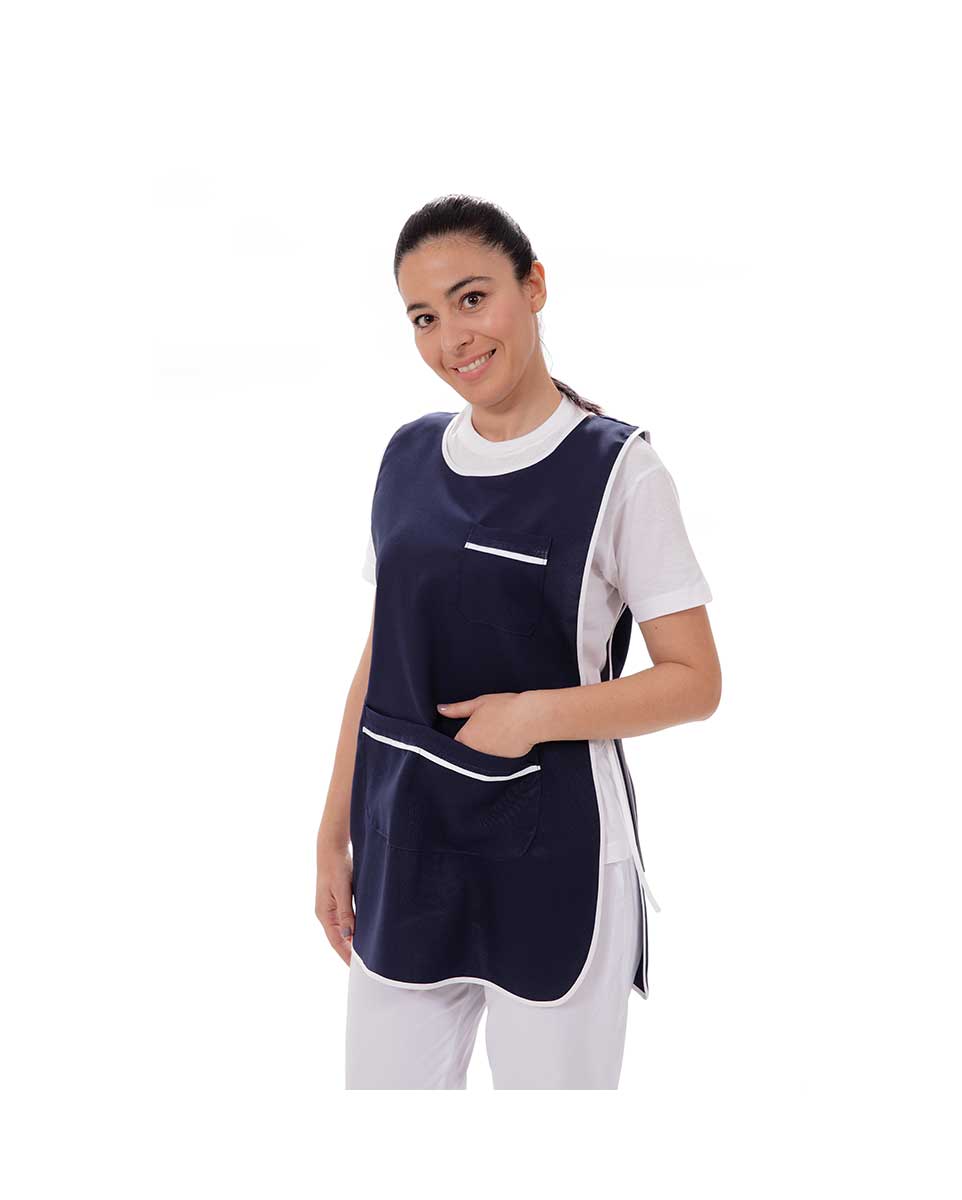 Samaraki Dark Blue Προϊόν Ποδιά Εργασίας (Σαμαράκι) 4400 Double – Uniform Σαμαράκι μπλε σκούρο 4400 της Uniform